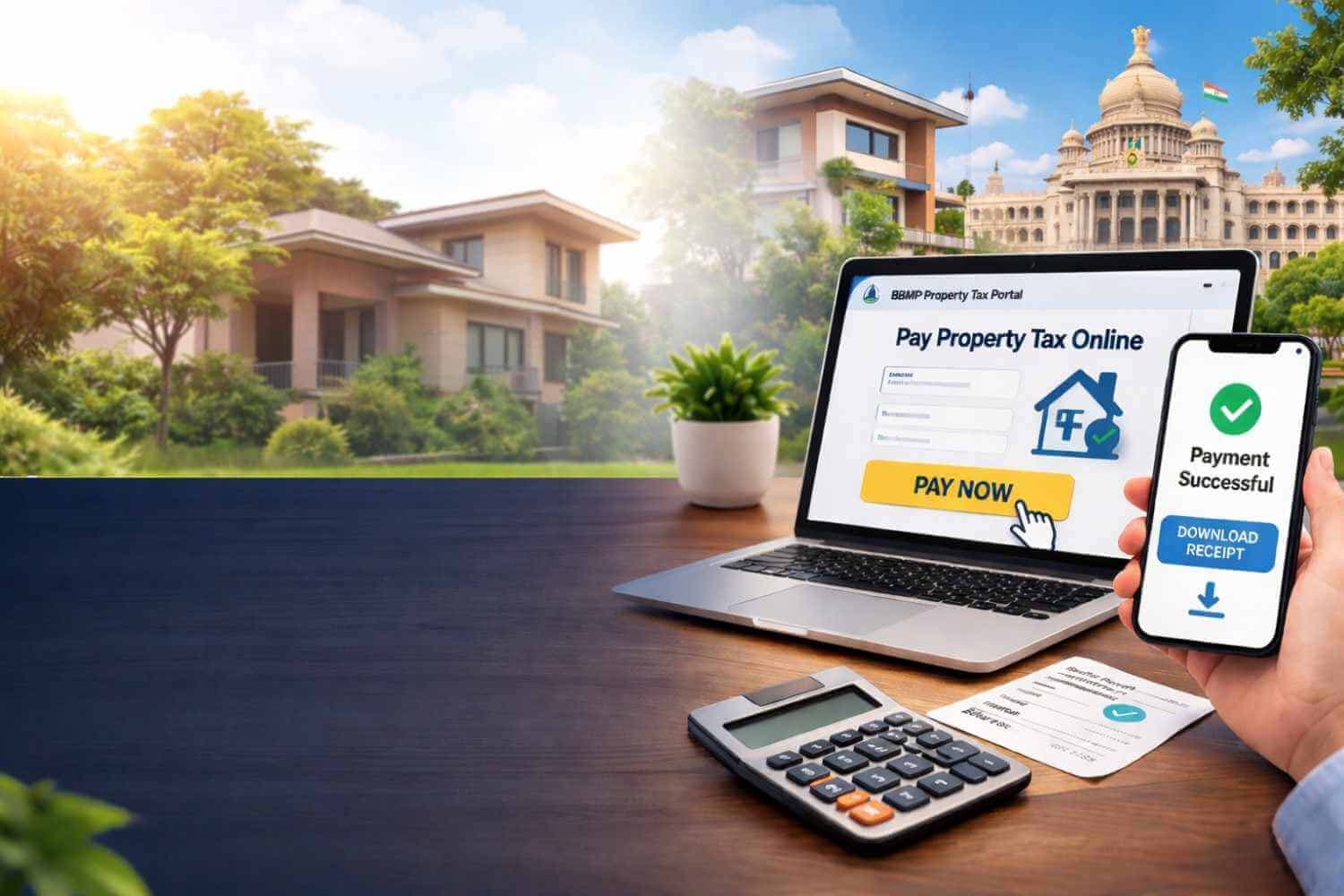 BBMP Property Tax Payment 2026: How to Pay Online & Offline , Download Receipt, Calculate Tax & Avoid Errors