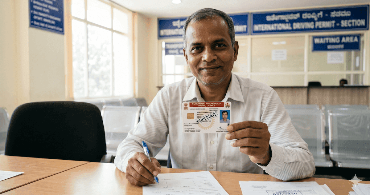 Duplicate Driving Licence